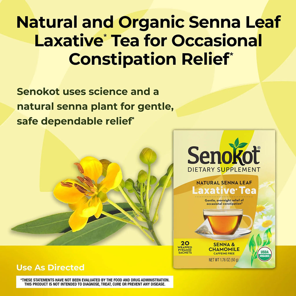 Senokot Dietary Supplement, Natural and Organic Senna Leaf, Laxative Tea for Occasional Senokot Au supplements