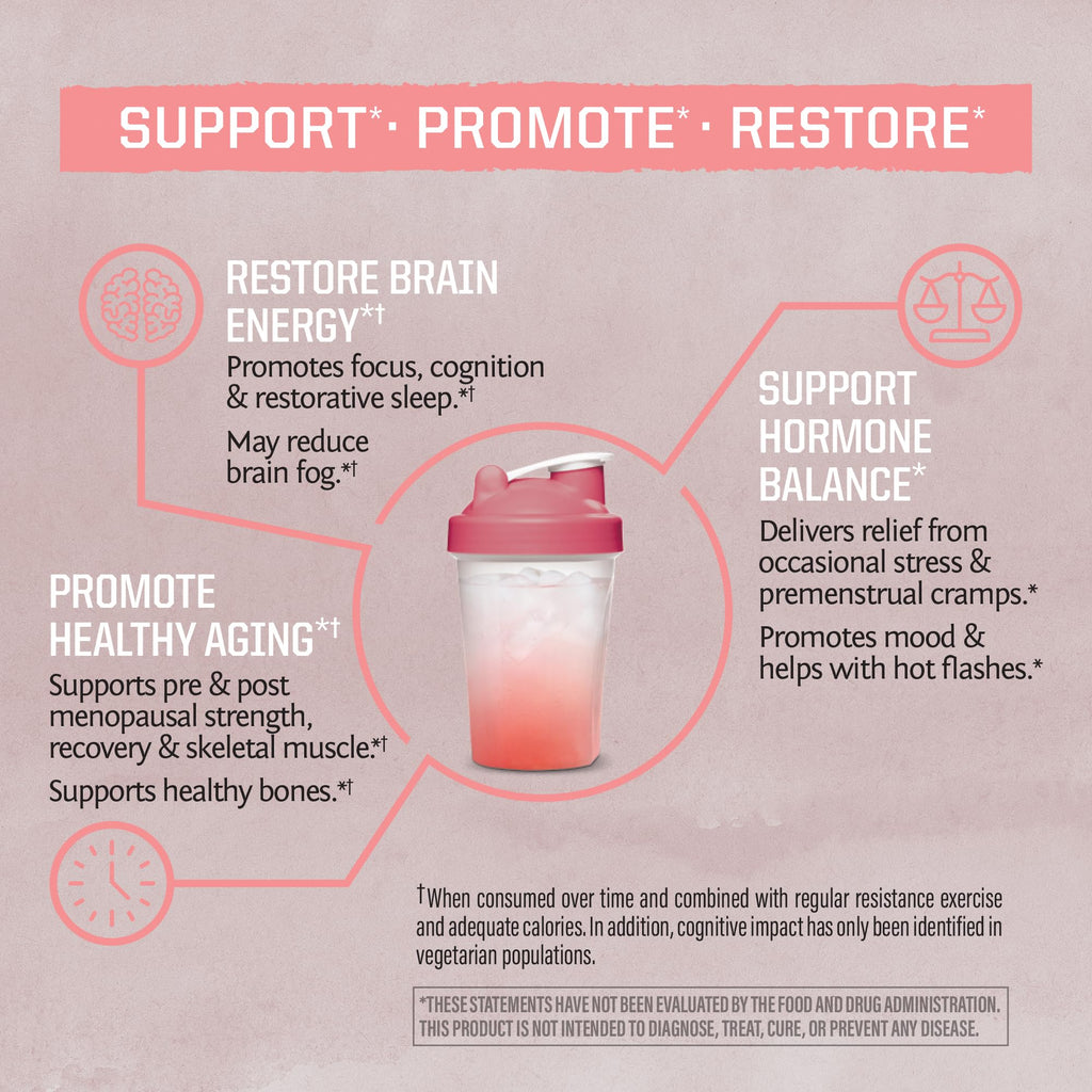 Sunwarrior Creatine for Women Monohydrate Powder Micronized Pre Workout Recovery Supplement Support Muscle Building Strength Training Cognition | Vegan and Easily Mixes 50 Servings, Raspberry Lemonade Sunwarrior Au supplements