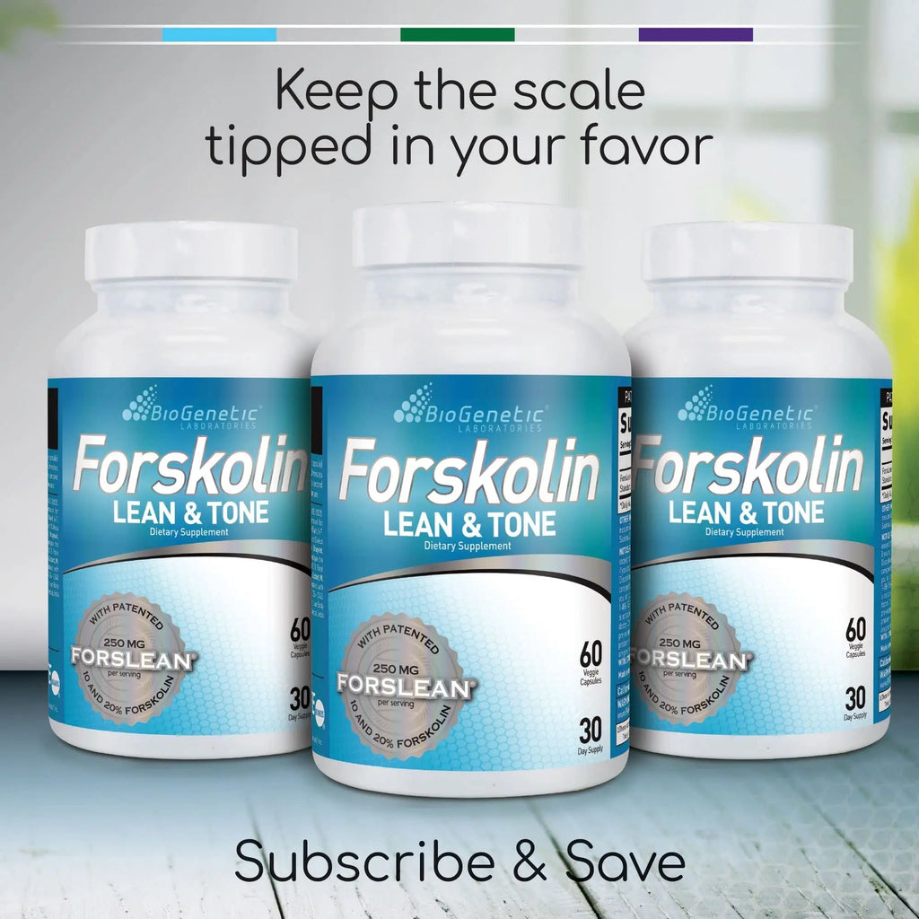 BioGenetic Labs Forskolin Lean & Tone - Weight Loss Pills - Body Toning Formula Fat Burner BioGenetic Laboratories Au supplements