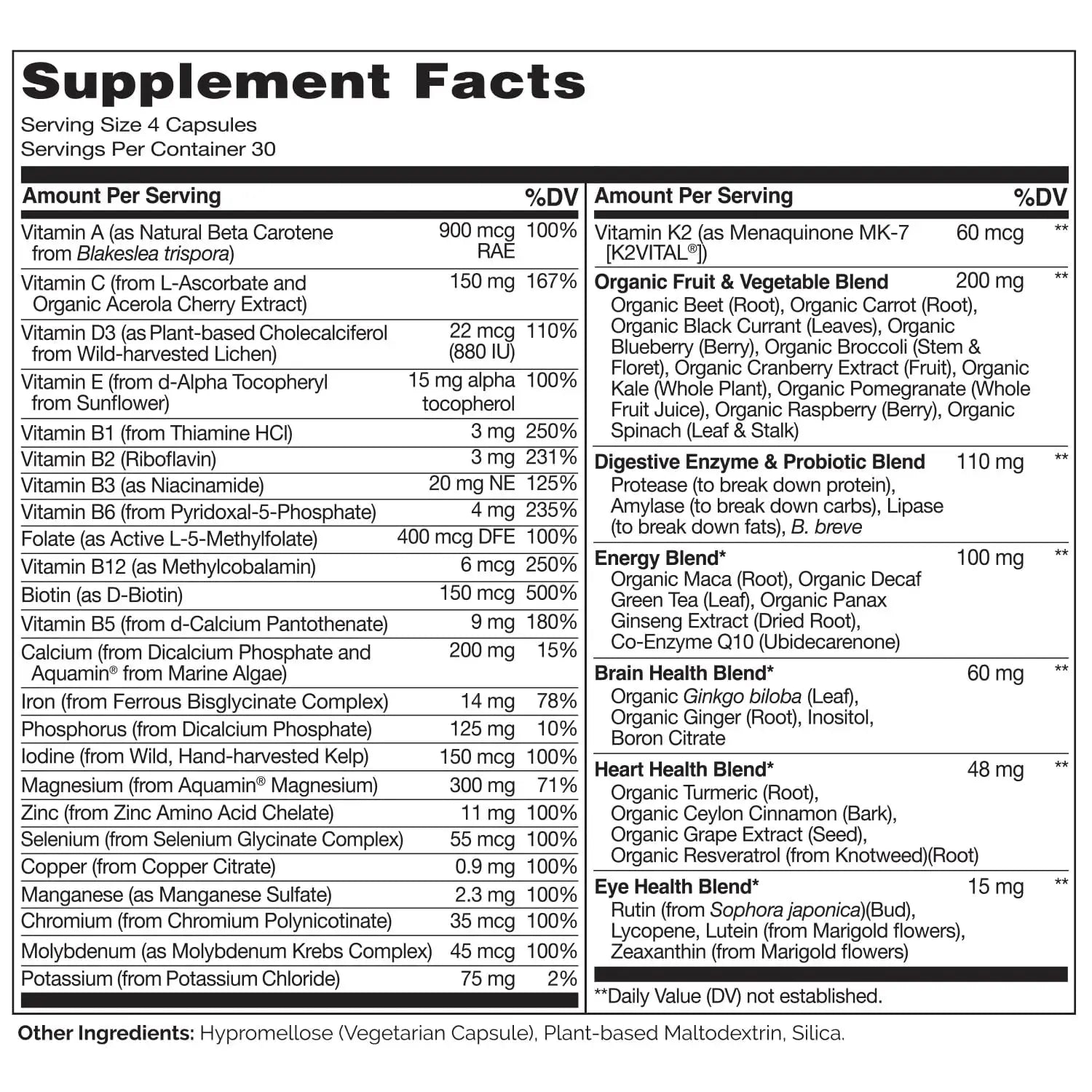 NATURELO Whole Food Multivitamin for Women - 120 Capsules and Whole Food Multivitamin for Men - 120 Capsules Bundle NATURELO Au supplements