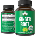 Peak Performance USDA Organic Ginger Root Capsules. Vegan Ginger Pills Supplement for Women & Men to Support Digestion, Occasional Nausea Relief, Gas & Bloat Support, and Gentle Stomach Comfort Peak Performance Au supplements