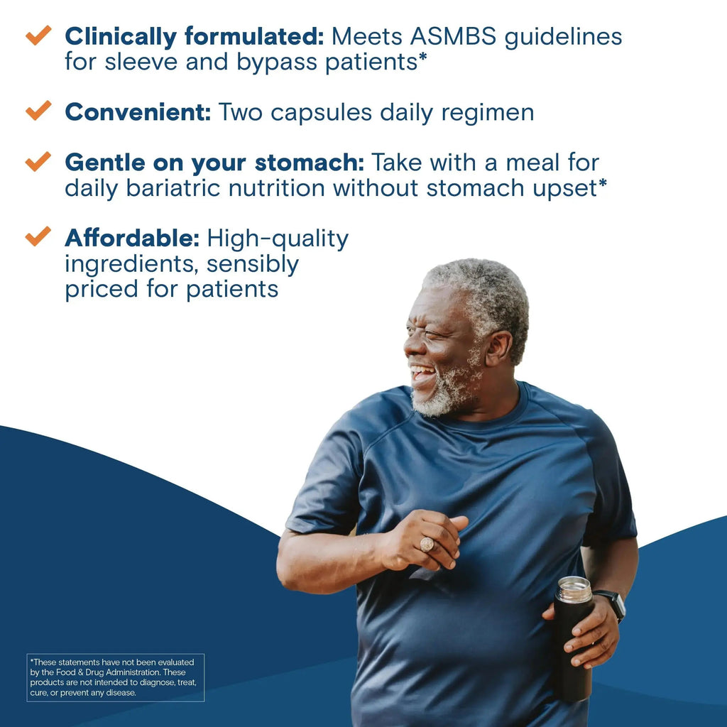 Bariatric Fusion Bariatric Multivitamin Without Iron | Post Bariatric Surgery Patients | Iron Free Bariatric Vitamin Bariatric Fusion Au supplements