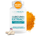 PUREHEALTH RESEARCH Curcumin Extract - High Absorption Turmeric Supplement for Robust Immune Support - Joint Support for Overworked Joints and Muscles - Powered by Curcugen x39 Bioavailable - 1 Bottle PUREHEALTH RESEARCH Au supplements