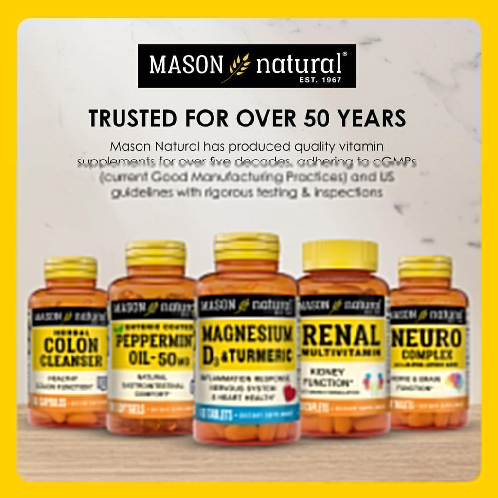 MASON NATURAL Daily Bladder Comfort, 30,Day Supply with Calcium, Pumpkin Seed, & Soy Germ to Support Normal Bladder Function MASON NATURAL Au supplements