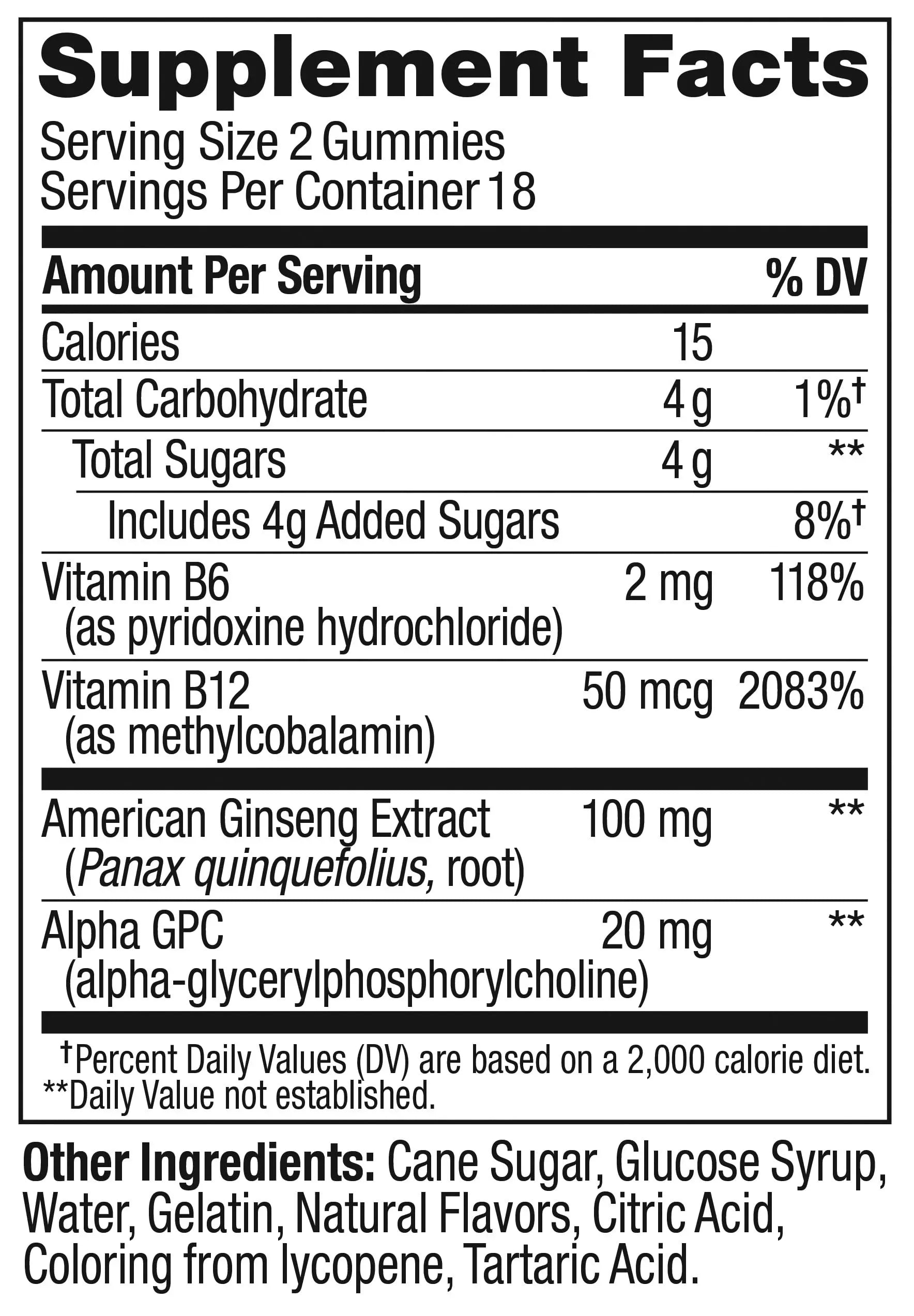 OLLY Laser Focus Gummy, Ginseng, Alpha GPC, B Vitamins, Berry Tangerine Flavor OLLY Au supplements