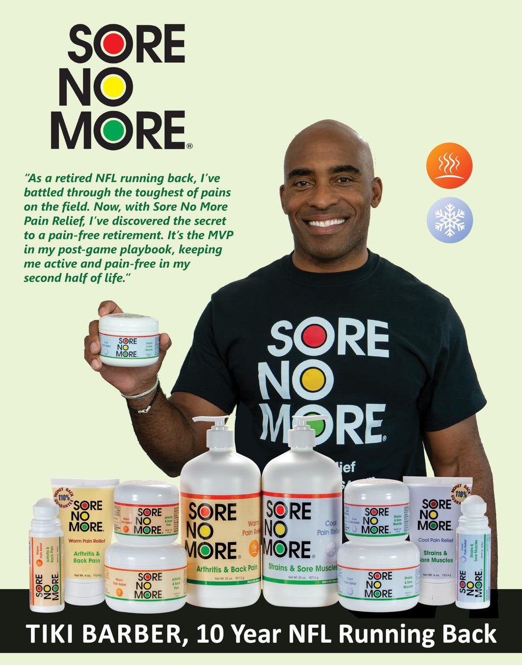 Sore No More Warm Arthritis Pain Relief Cream – Targeted Reliever for Back, Neck, Hands & Feet – Soothing & Fast-Acting Formula for Aches and Pains – Non-Greasy with Orange Aroma – 8 oz Sore No More Au supplements