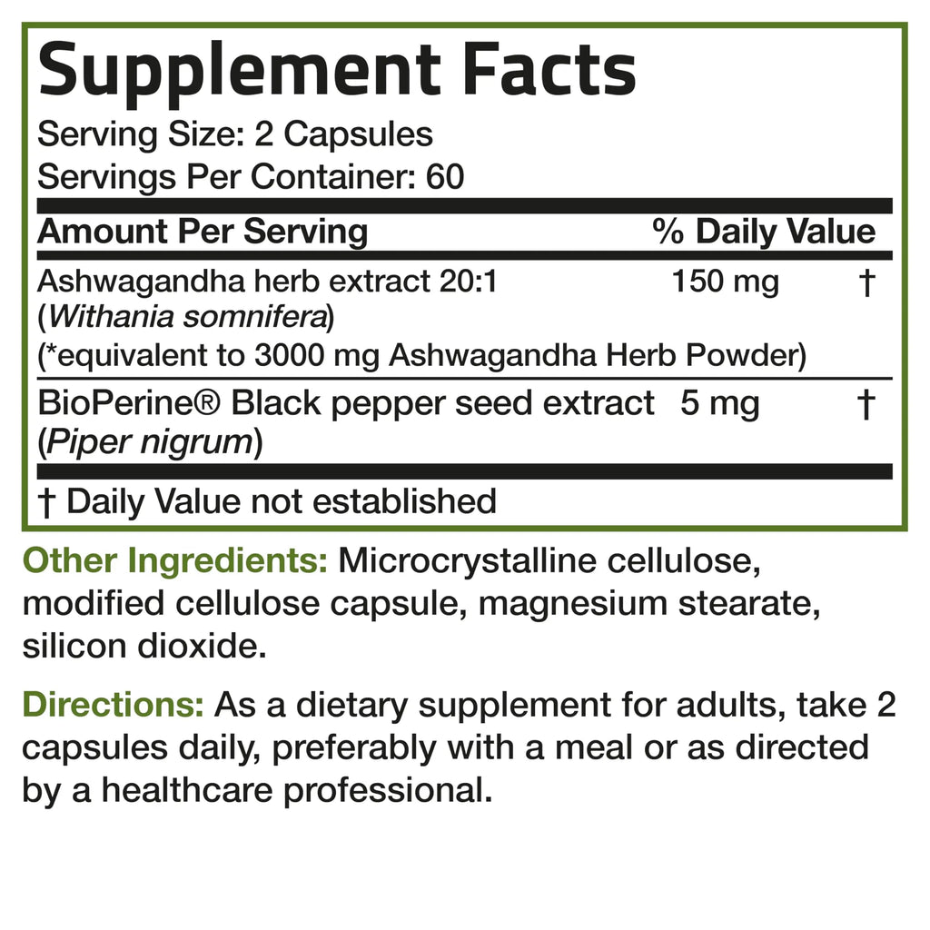 Bronson Ashwagandha Extra Strength Stress & Mood Support with BioPerine Bronson Au supplements
