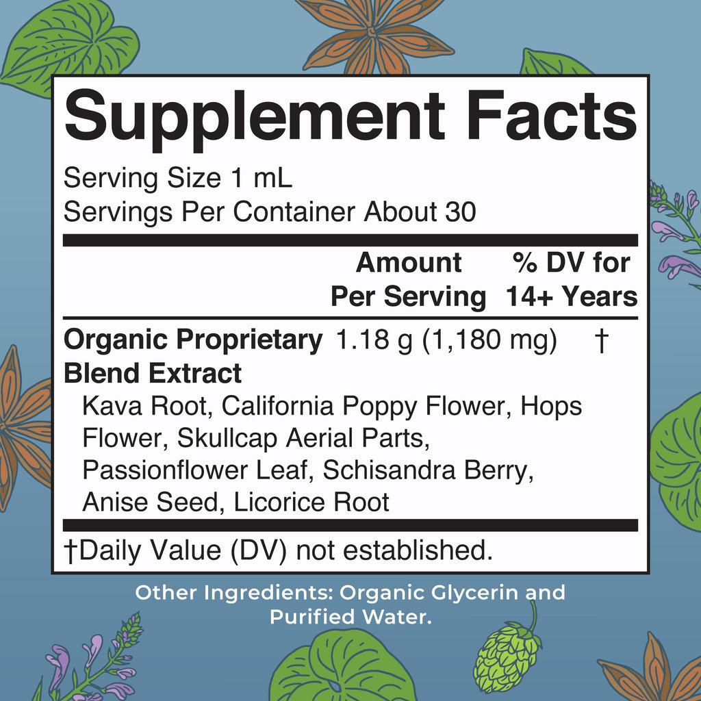 MaryRuth Organics, Herbal Supplement Drop, Calmness & Relaxation, Pack of 1, USDA Kava Root, Sugar/Gluten Free, Support Sleep, Calm & Stress Relief, Vegan, Non-GMO, 30 Servings MARYRUTH'S Au supplements