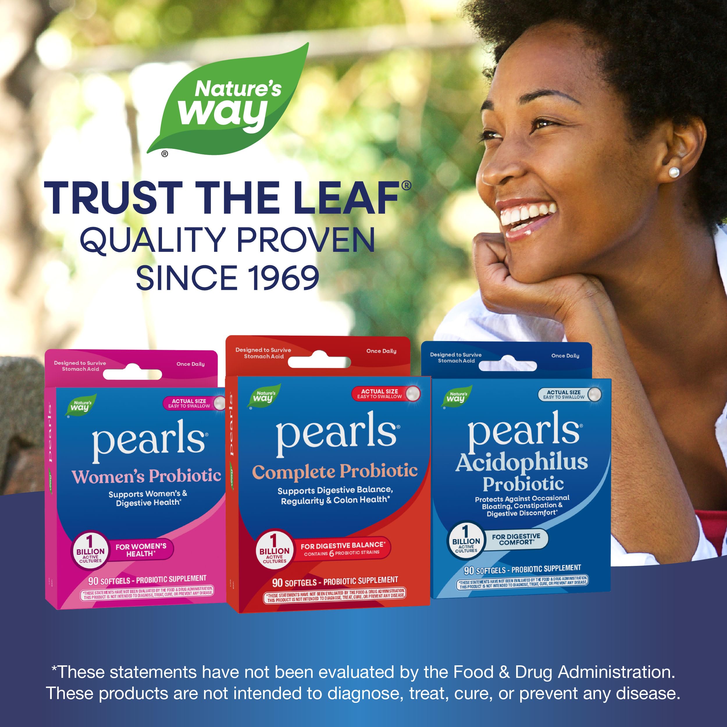 Nature's Way Probiotic Pearls Complete, 1 Billion Live Cultures, 90 Softgels Nature's Way Au supplements