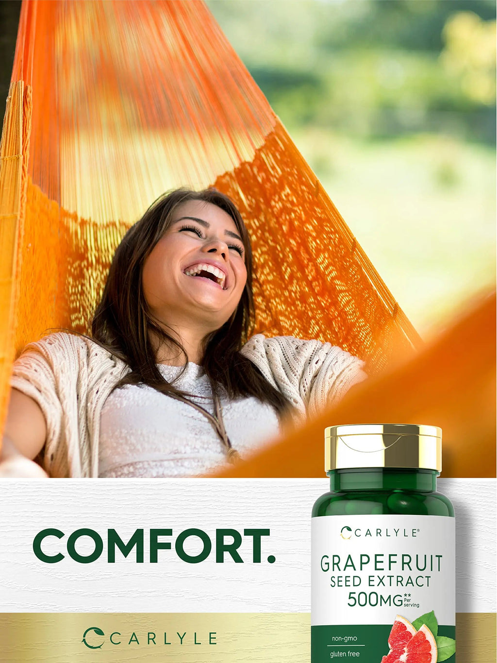 Carlyle Grapefruit Seed Extract | 500 mg 120 Capsules | Maximum Strength | Non-GMO Carlyle Au supplements