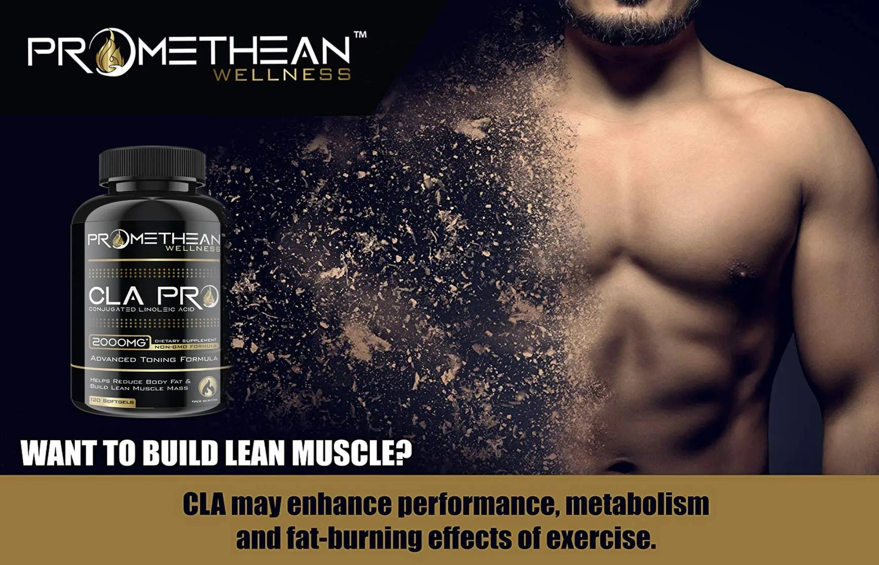 Vegan CLA Pro 2000 mg Pure Premium CLA Safflower Oil Conjugated Linoleic Acid Best Promethean Wellness Au supplements