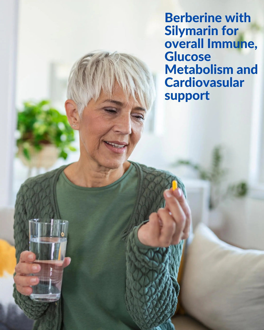 Blue Organix Berberine 500mg Formula HCL Complex Supplement with Silymarin Blue Organix Au supplements