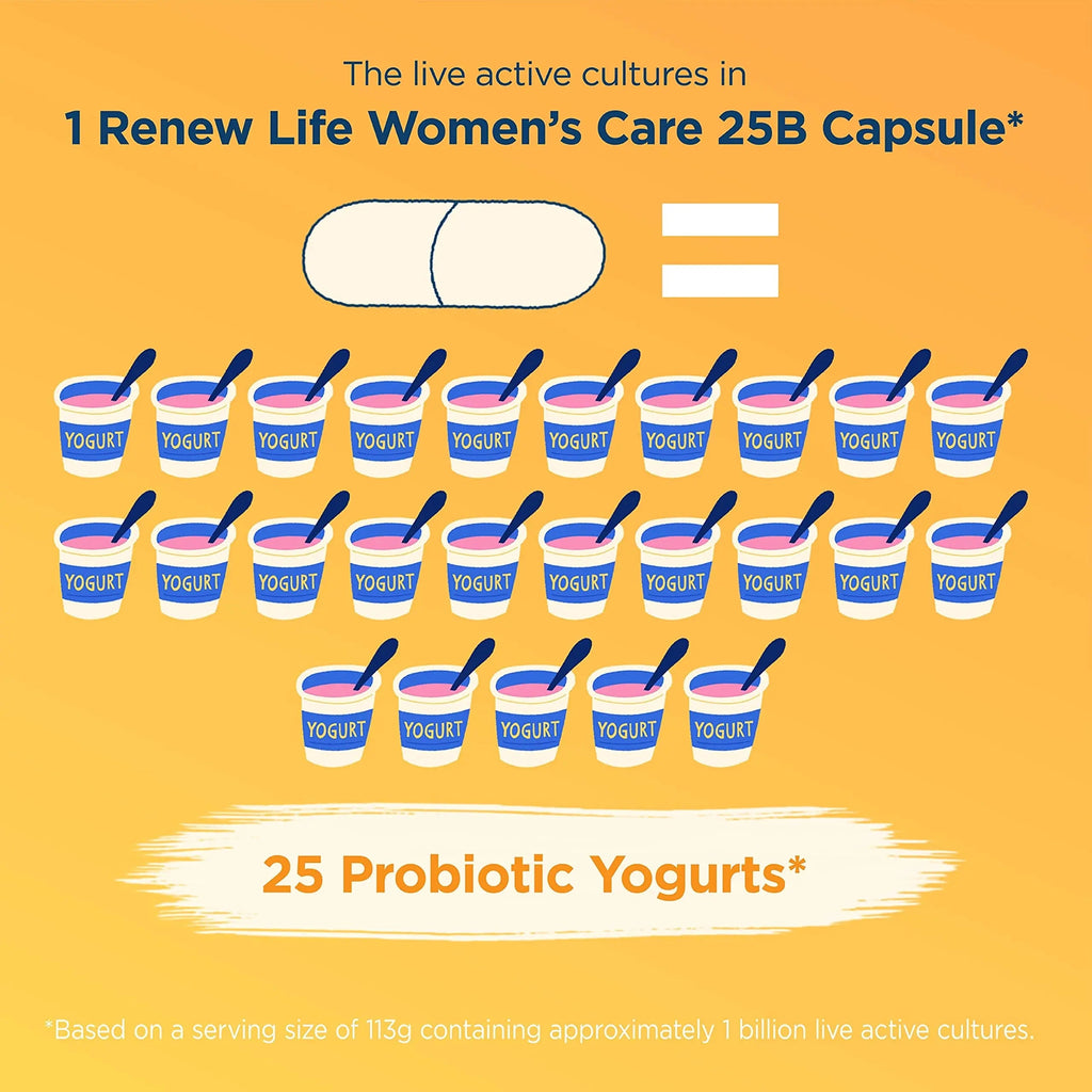 Renew Life Women's Probiotic Capsules, Supports Vaginal, Urinary, Digesti Renew Life Au supplements