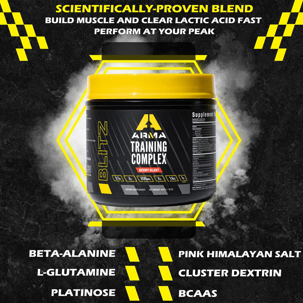 ARMA Blitz Non Stimulant Pre/Intra Powder – Natural Berry Pre-Workout Drink Mix ARMA Au supplements