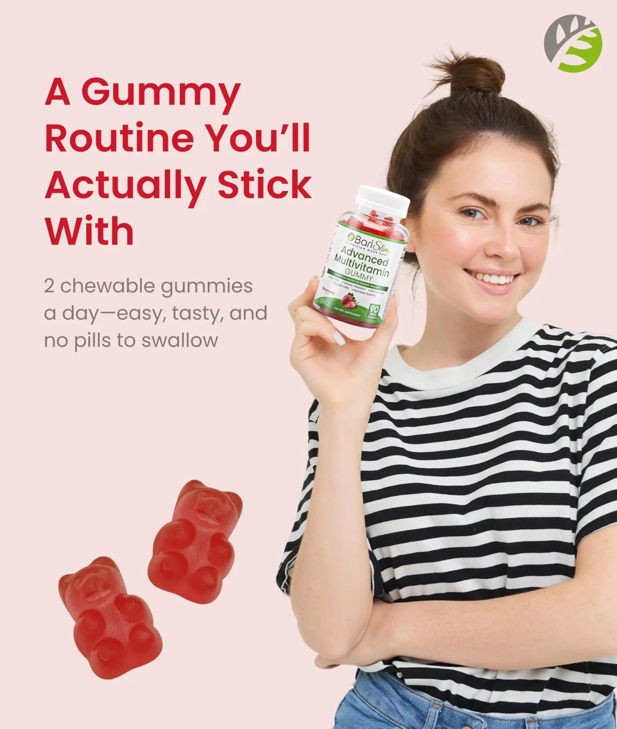 BariSlim Advanced Bariatric Multivitamin Gummies - Specially Formulated Bariatric Vitamins for Patients After Weight Loss Surgery BariSlim Au supplements