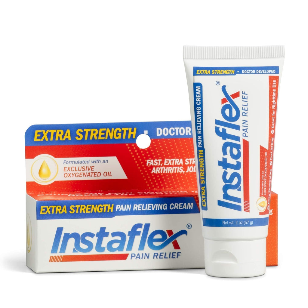 Healthy Directions Instaflex Extra Strength Pain Relief Cream, with 2X The Pain-Fighting Ingredients, Rubs Out Your Toughest Muscle & Joint Pain (2 oz) Instaflex Au supplements