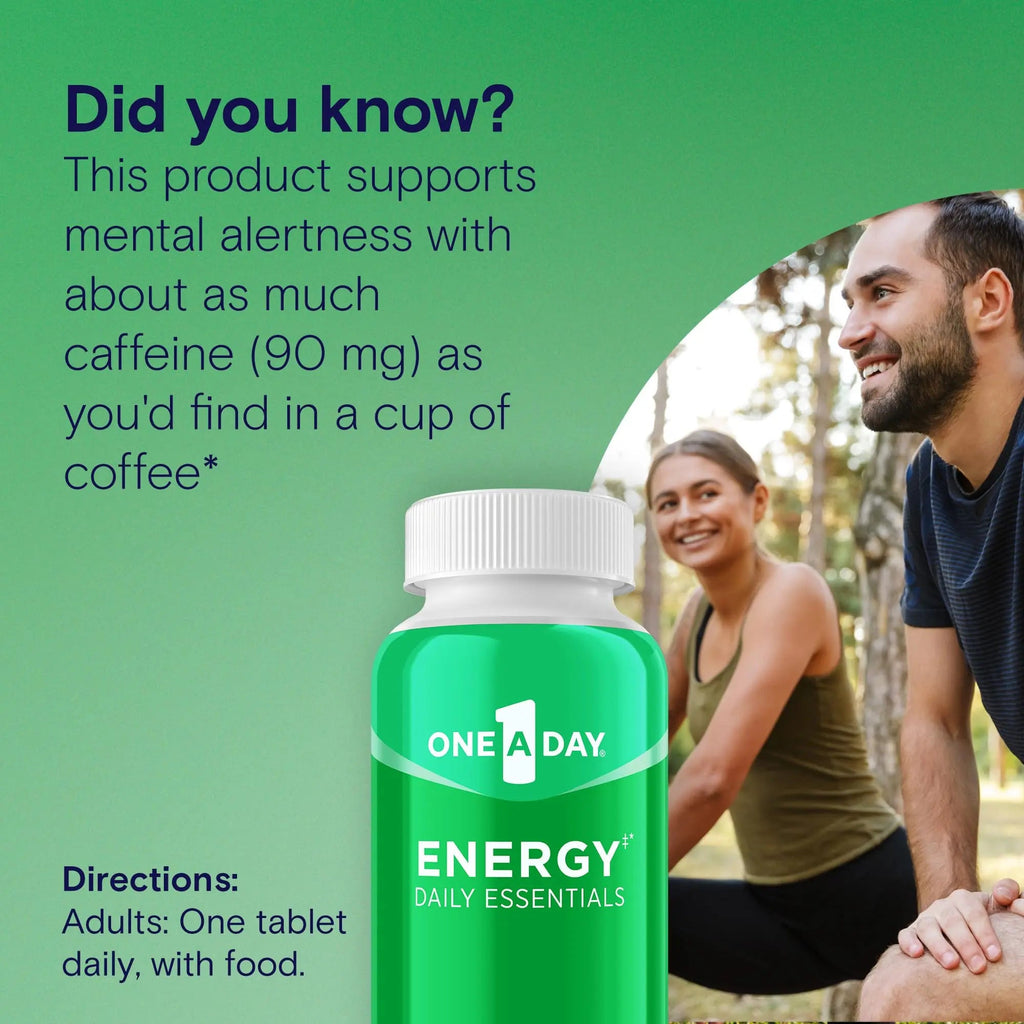 One A Day Energy Daily Essentials Multivitamin, Energy Supplement to Support Mental Alertness and Immune Health ONE A DAY Au supplements