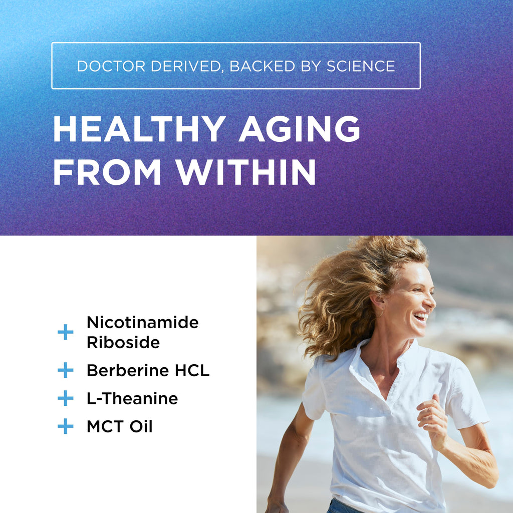 DR. EMIL NUTRITION NAD+ Boost - Nicotinamide Riboside Supplement for Longevity, Healthy Aging & Cellular Regeneration - NAD Supplement with with Berberine, L-Theanine & Niacin - 30-Day Supply DR. EMIL NUTRITION Au supplements