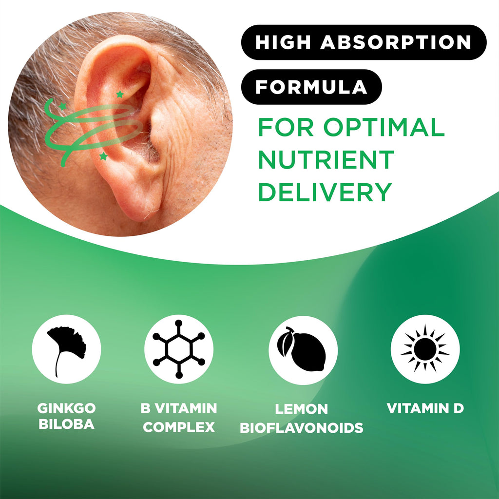 Lipo-Flavonoid for Vertigo & Dizziness Relief, Clinically Tested Formula with Ginkgo Biloba, Vitamin D, & Vitamin B Complex