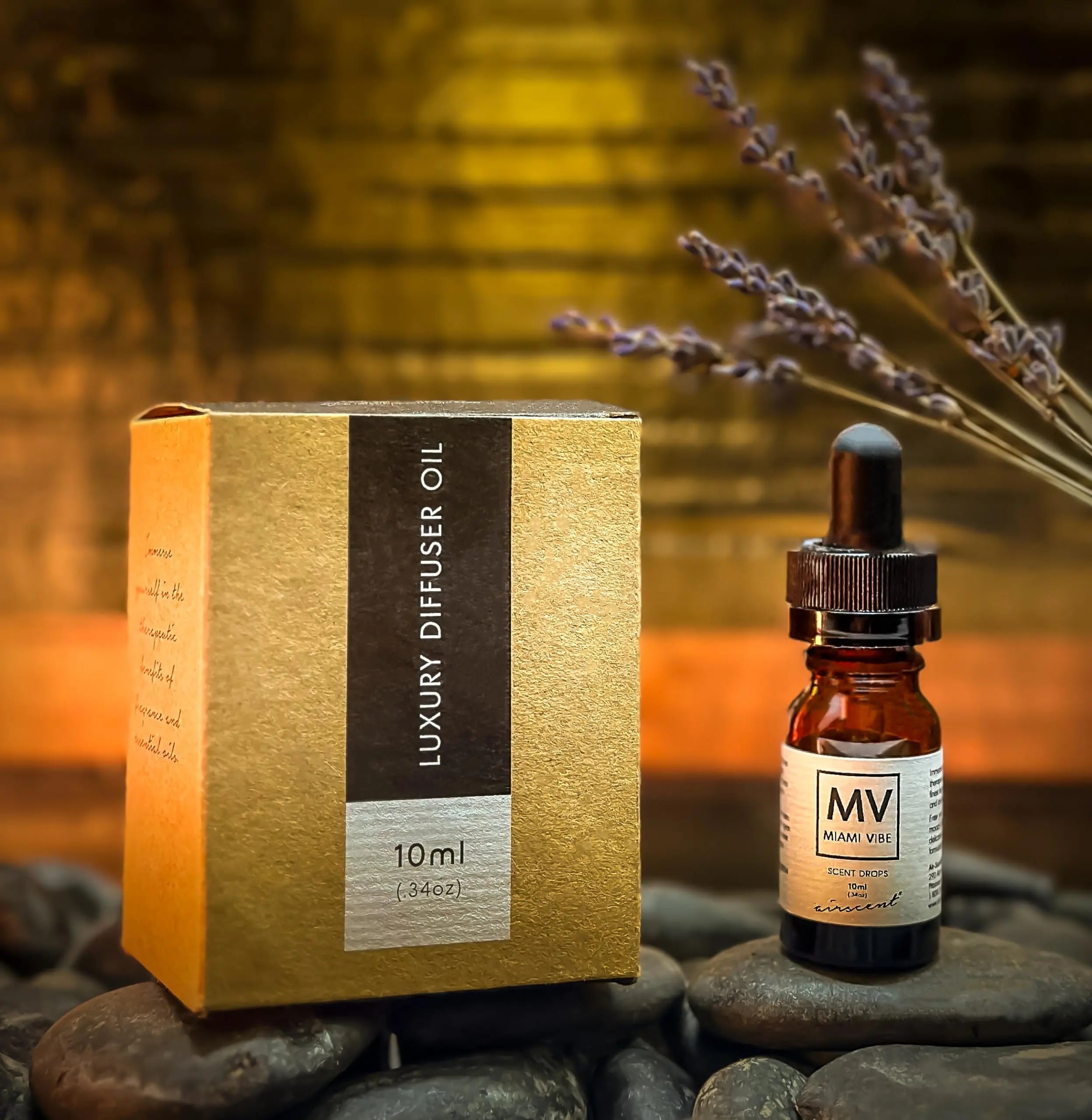 Miami Vibe Diffuser Oil - Air-Scent Fragrance for Aroma Oil Diffusers - 10 Milliliter (.34 fl oz) Bottle Air-Scent Au supplements