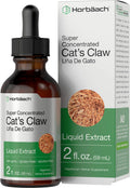 Cats Claw Herb Extract Tincture | 2 Fl Oz | Alcohol Free | Vegetarian, Non-GMO, Gluten Horbäach Au supplements