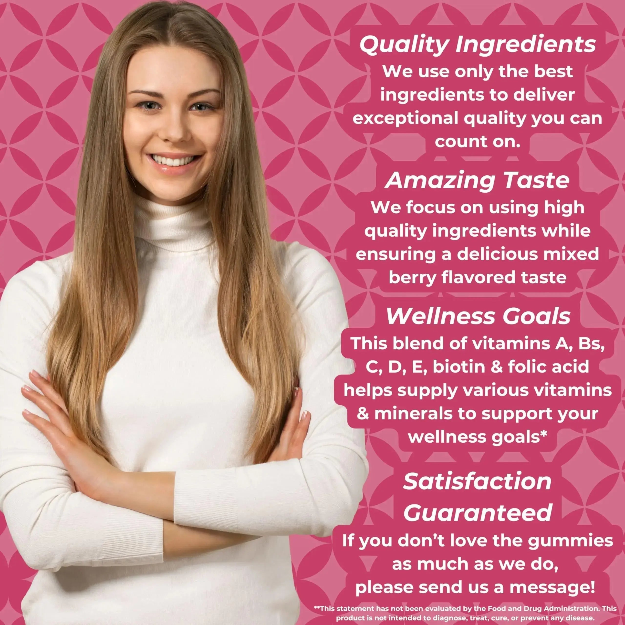 Best Health Women’s Multivitamin Gummies, Multivitamin for Women with Biotin, Folic Acid, Vitamins A,C,D,E,Natural Mixed Berry Flavor (180ct) Best Health Au supplements