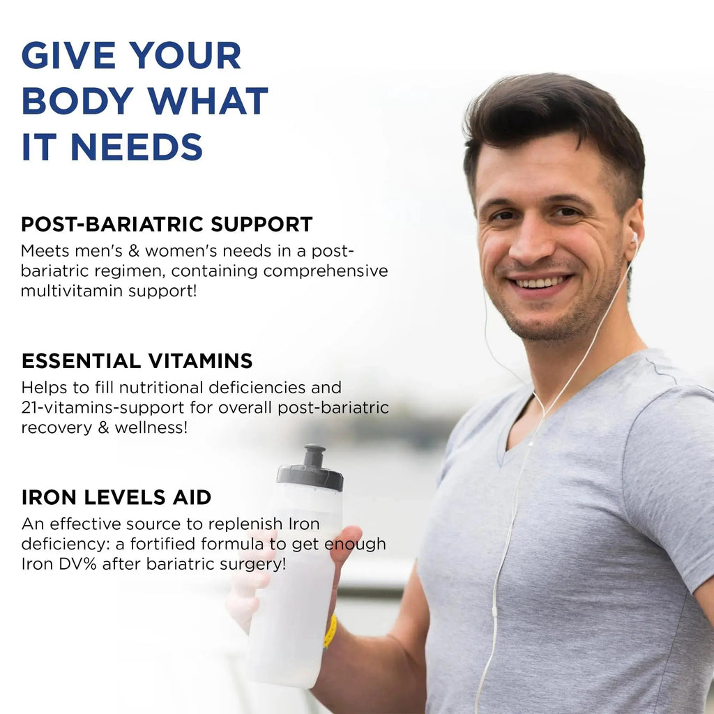 Bariatric Multivitamin with Iron for Women & Men - All-in-One 42 Superfood Blend for Energy & Immune Support - Post-Surgery Recovery NOON VITAMINS Au supplements