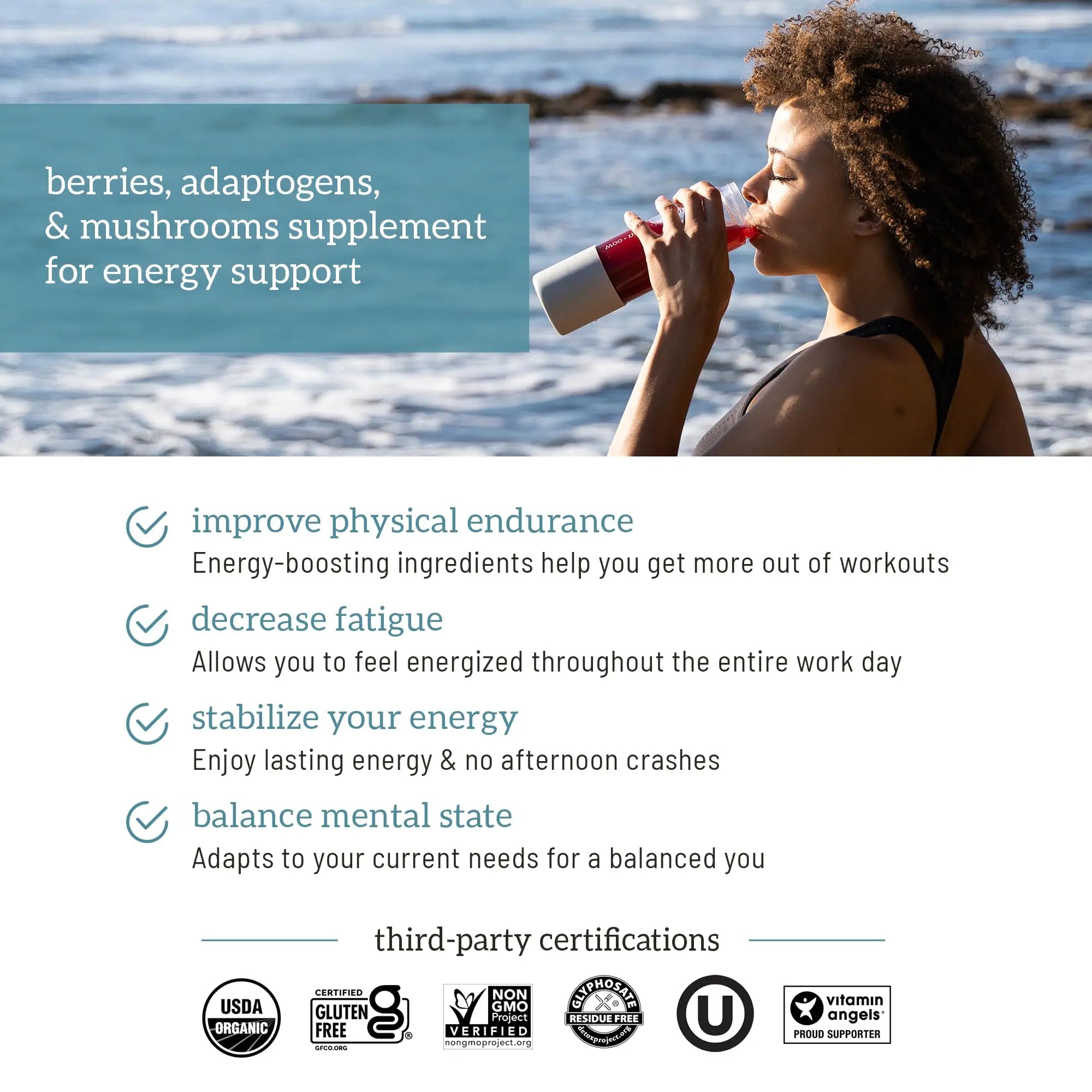 Organifi Red Juice - Natural Superfood Energy Boost - High in Antioxidants - Sweet-Berry Organifi Au supplements