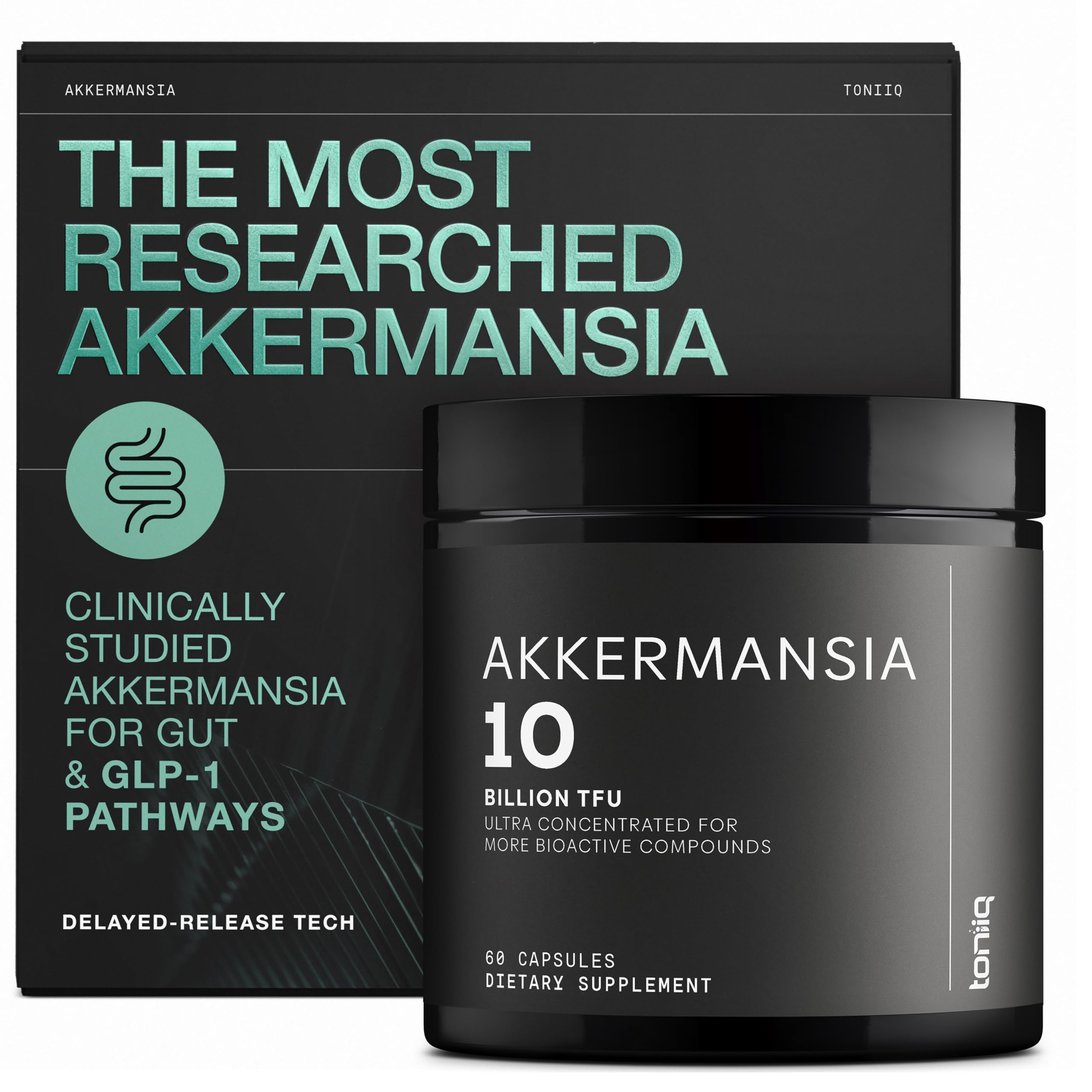 Toniiq Akkermansia Probiotic – 10 Billion TFU – Supports Gut Health & GLP-1 Activity Toniiq Au supplements