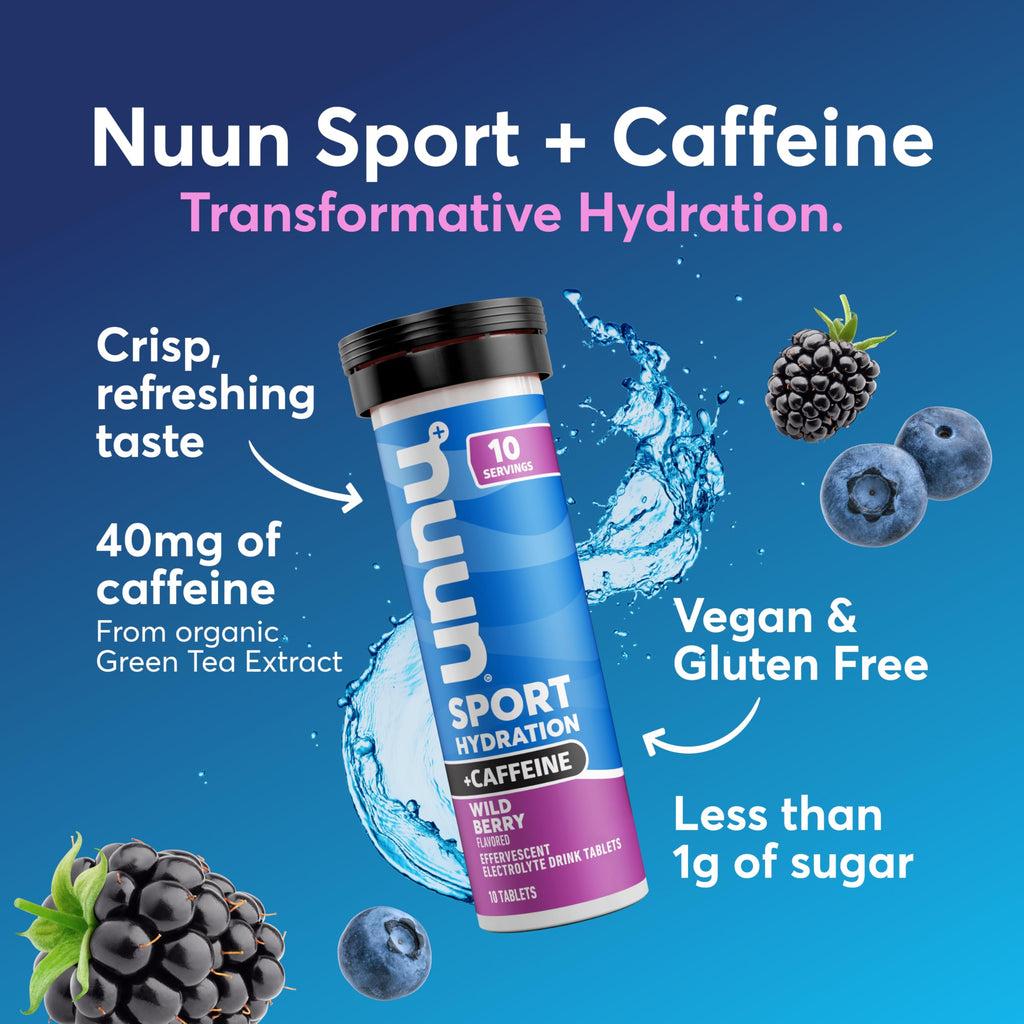 Nuun, Electrolyte Drink Tabs Energy Wild Berry, 8 Count, 1.9 Ounce