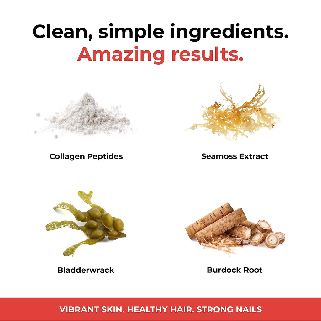 Collagen Mojo Liquid Collagen Peptides with Sea Moss, Burdock Root & Bladderwrack Collagen Mojo Au supplements