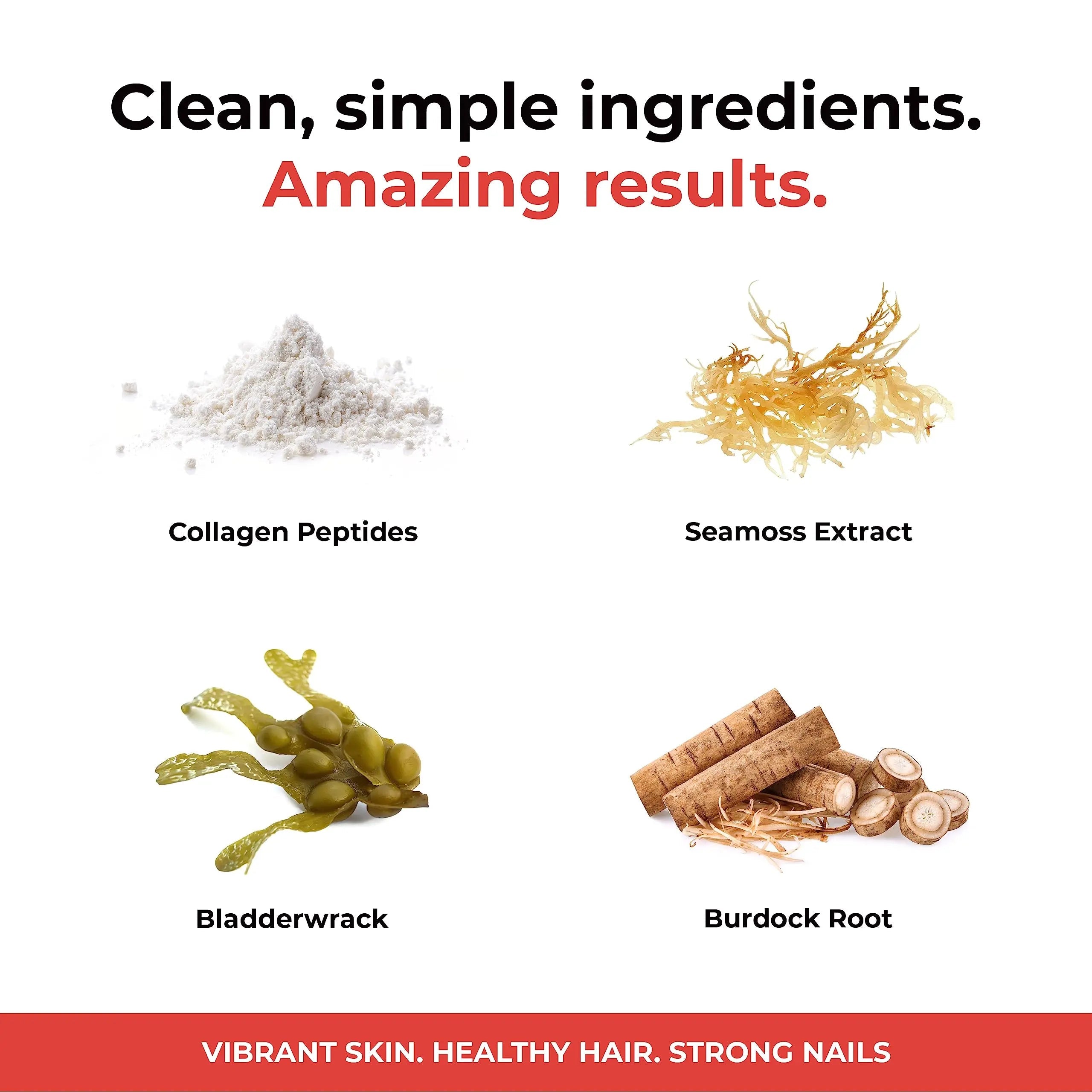 Collagen Mojo Liquid Collagen Peptides with Sea Moss, Burdock Root & Bladderwrack Collagen Mojo Au supplements