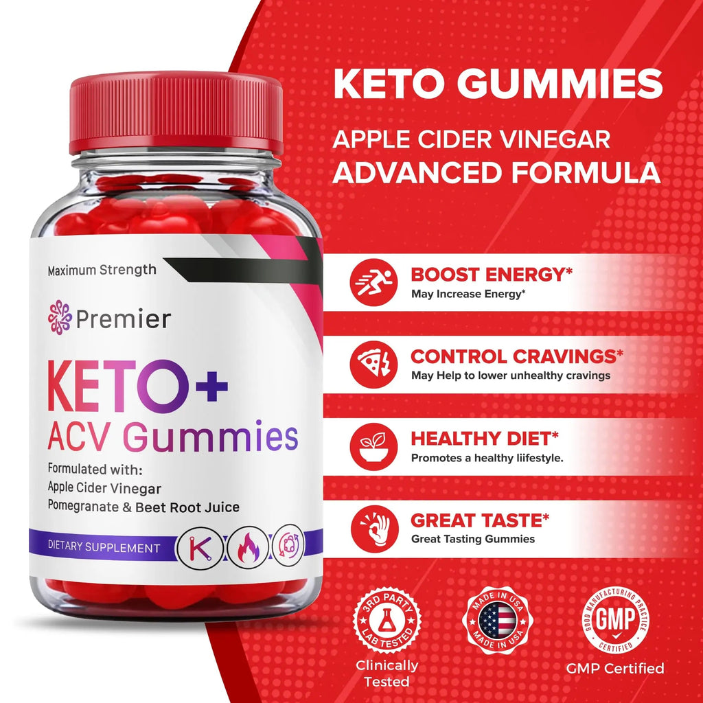 (3 Pack) Premier Keto Acv Gummies Advanced Formula, Premier Keto + Acv Gummies Plus Vitaking Au supplements