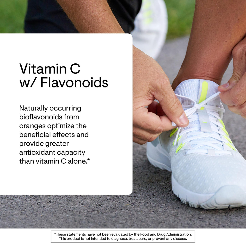 THORNE - Vitamin C 500 mg - Blend of Vitamin C and Citrus Bioflavonoids from Oranges - Supports Immune System, Cellular Energy Production & Collagen Production* - Third-Party Certified - 90 Servings THORNE Au supplements