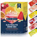 Syloni Electrolytes Powder Packets, Trial Variety Pack(20 Sticks), Sugar Free Hydration Packets Electrolyte Drink Mix with 7 Vitamins and Electrolytes