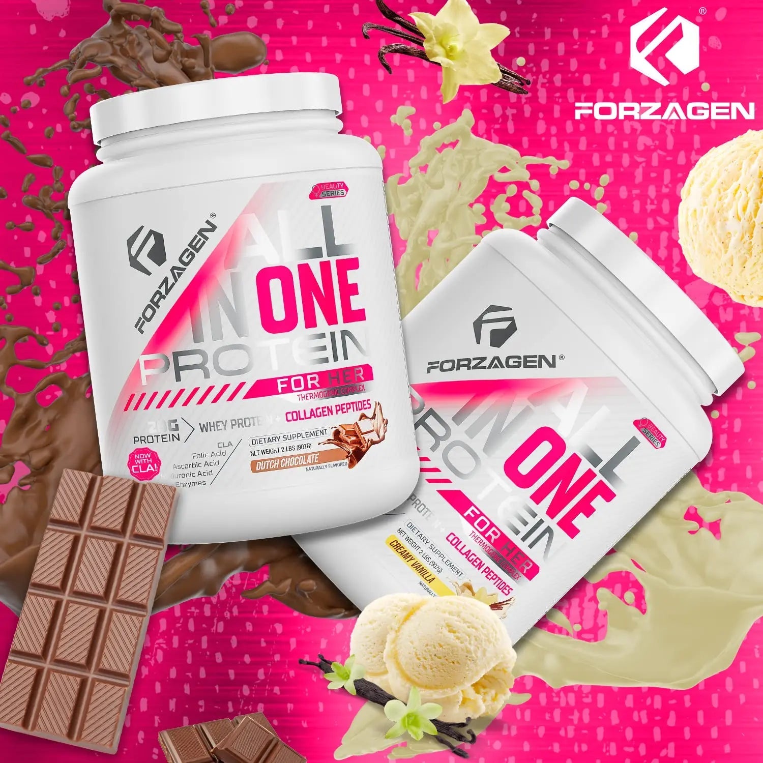 Forzagen Protein Powder for Women - Protein Shake With Collagen Powder for Women Forzagen Au supplements