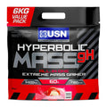 USN Hyperbolic Mass Strawberry 6kg: High Calorie Mass Gainer Protein Powder for Fast Muscle Mass USN Au supplements