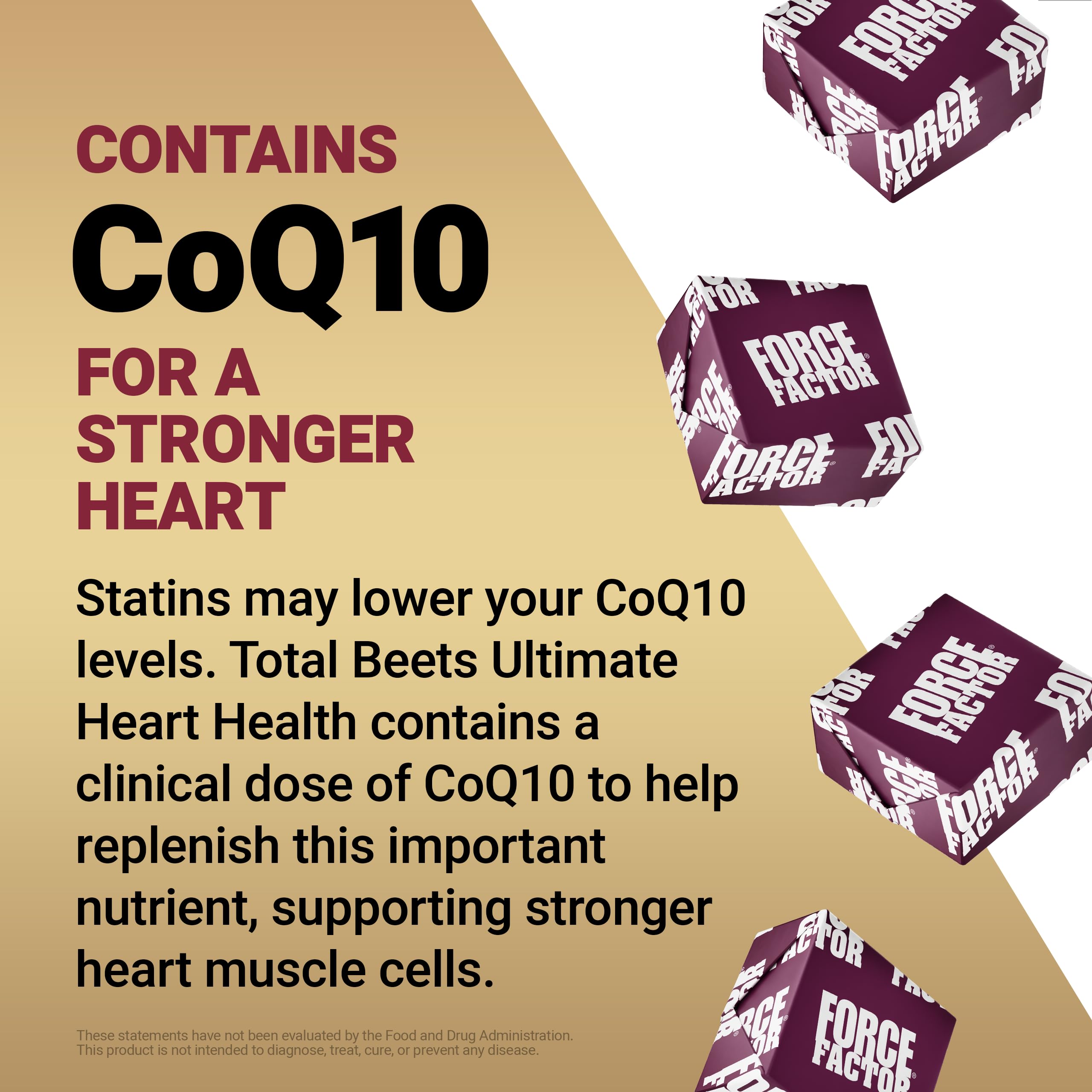 Force Factor Total Beets Ultimate Heart Health Chews for Blood Pressure Support, with Beetroot Powder, CoQ10, B Vitamins & Grapeseed Extract for Blood Flow