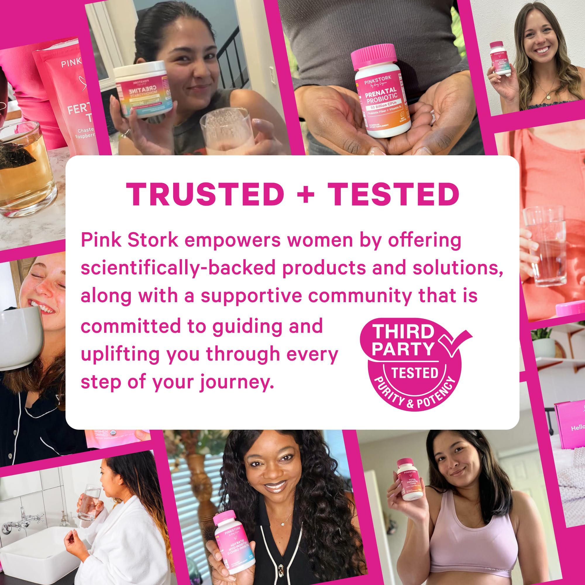 Pink Stork Hormone Balance Gummies for Women – PMS, Menopause & Estrogen Support – Mood, Bloating, Hot Flashes & Energy – Red Raspberry Leaf, Black Cohosh, Primrose – 60 Vegan Gummies Pink Stork Au supplements