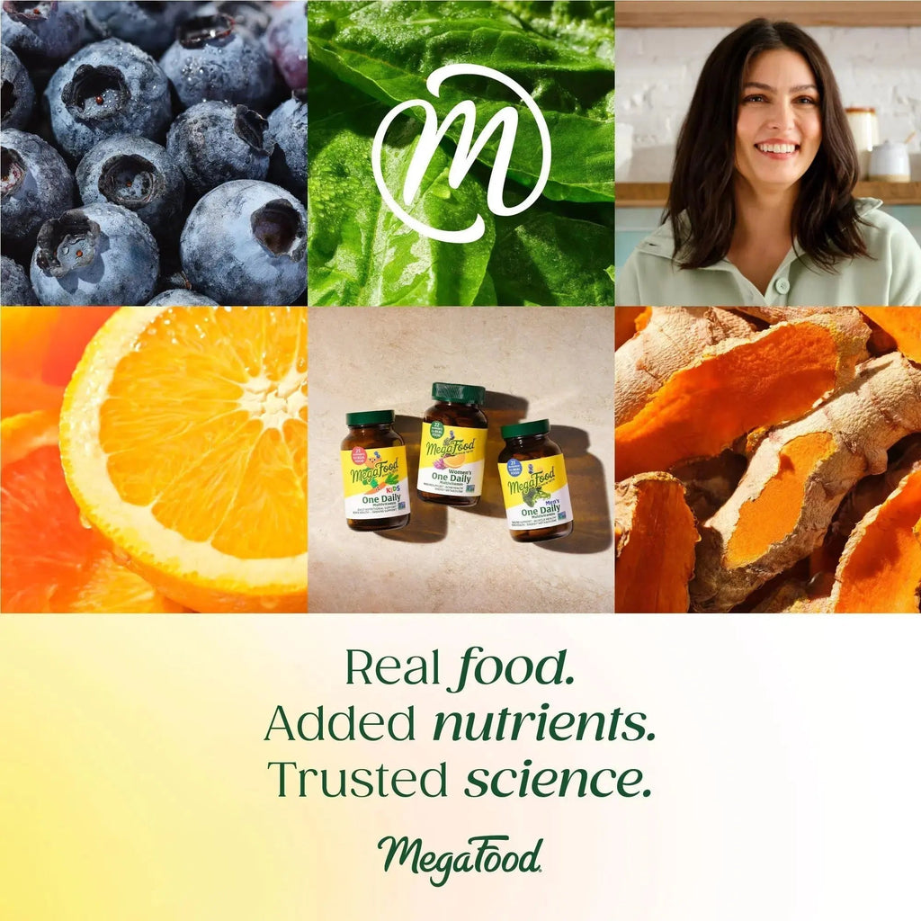 MegaFood Womens Multivitamin One Daily - Multivitamin for Women - Vitamin C, Vitamin D, Iron & B Vitamins - Bone MegaFood Au supplements