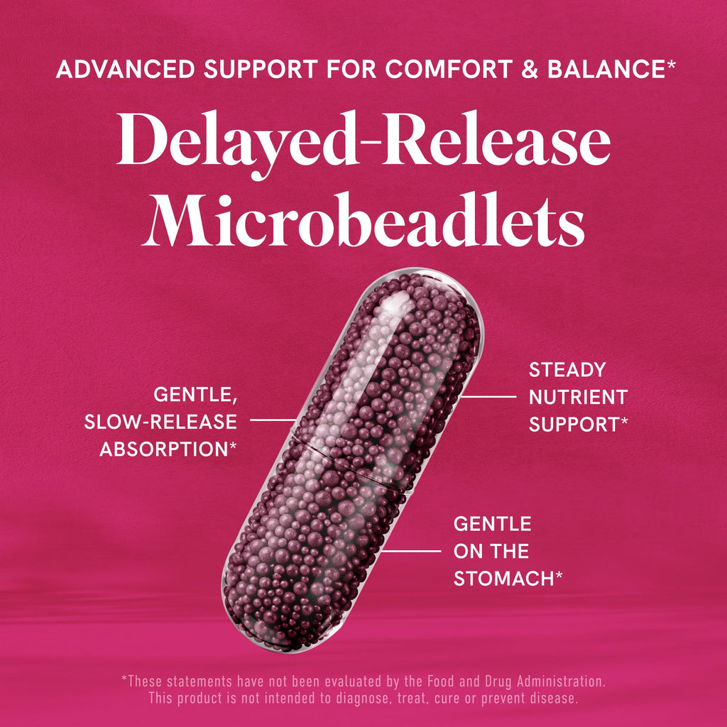 Menopause Vitamins Beadlets with Black Cohosh, Red Clover & More | Hot Flashes, Night Sweats & Mood Support | Menopause Supplements for Women with Dong Quai, Chaste Tree Berry & DIM | Non-GMO 30ct SMNutrition Au supplements