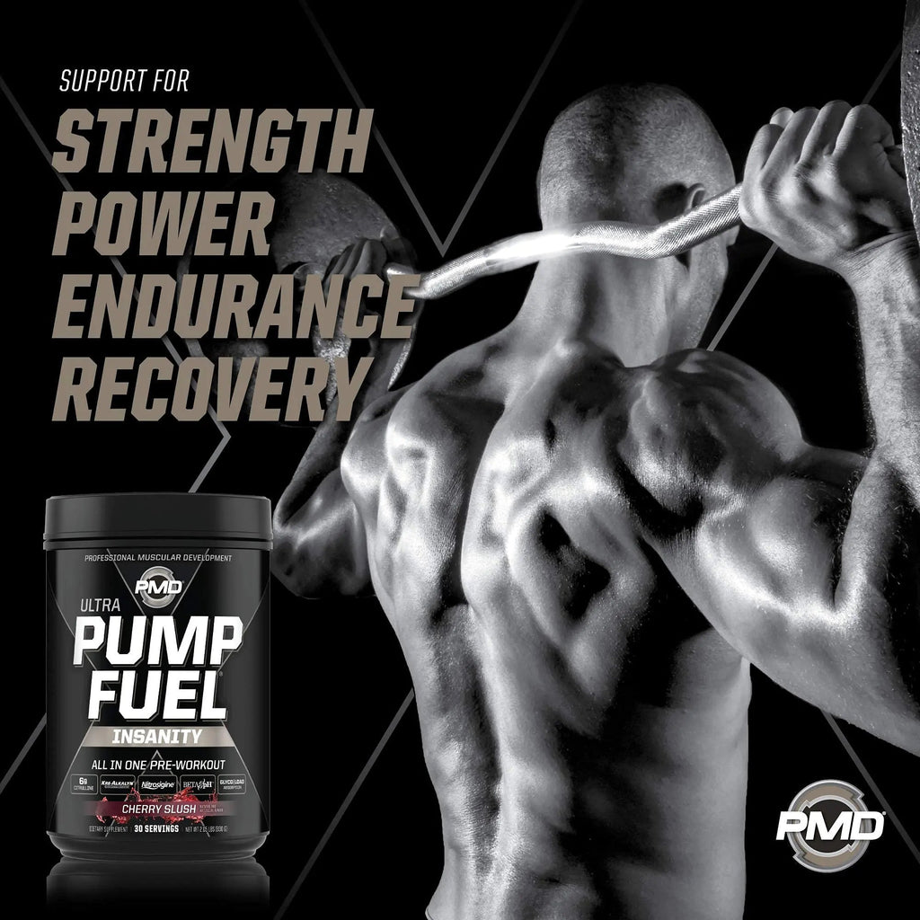 PMD Sports Ultra Pump Fuel Insanity - Pre Workout – Cherry Slush (30 Servings) PMD Au supplements