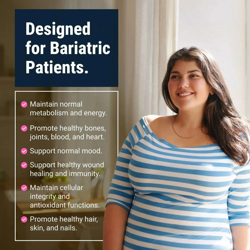 BariatricPal Multivitamin ONE 1 per Day! Bariatric Multivitamin Capsule with 18 mg of Iron | Easy to Swallow Capsule | BariatricPal Au supplements