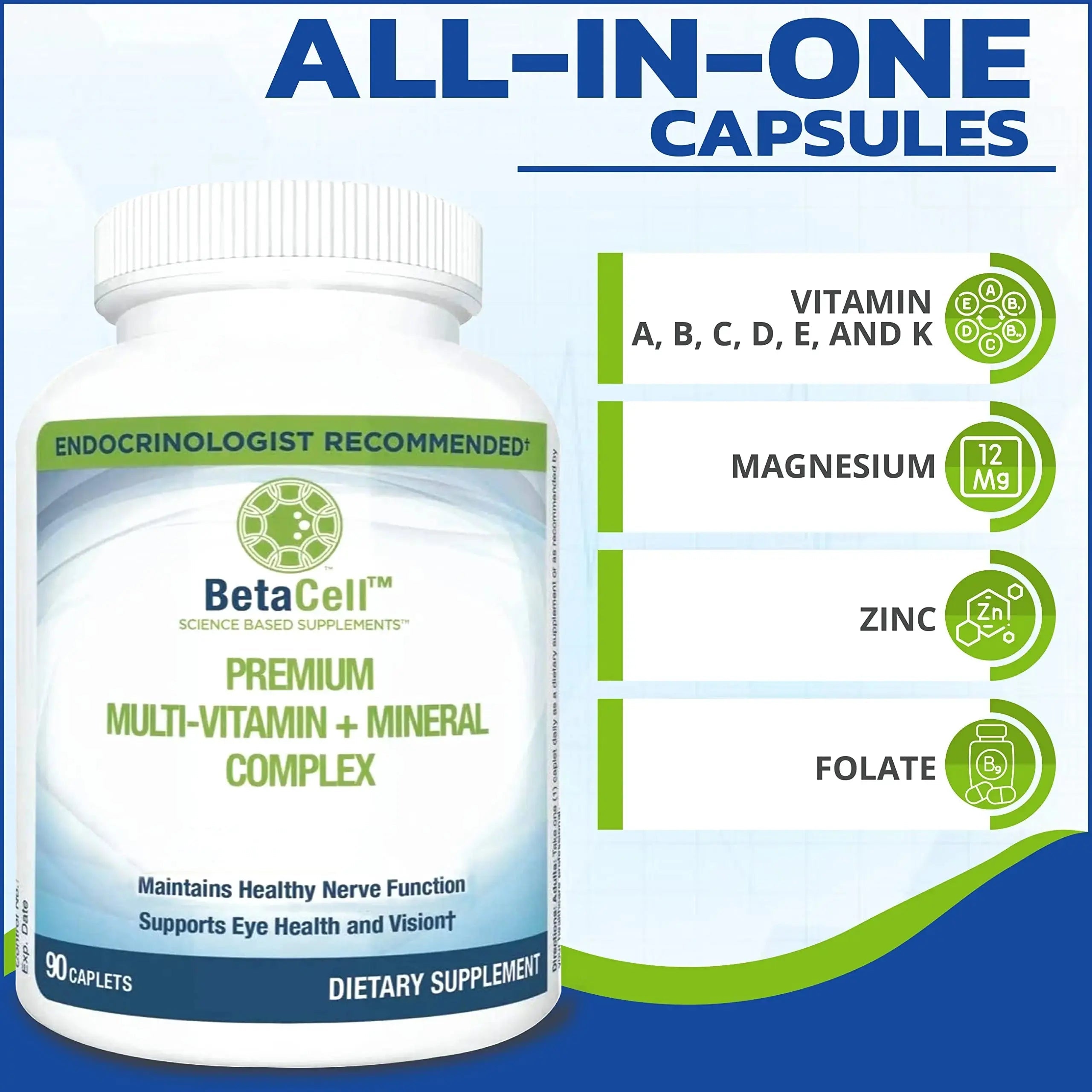 BETACELL Multivitamin Mineral Complex - Multivitamin for Men and Women - Vitamin Supplements - Pure Encapsulations Multivitamin BETACELL Au supplements