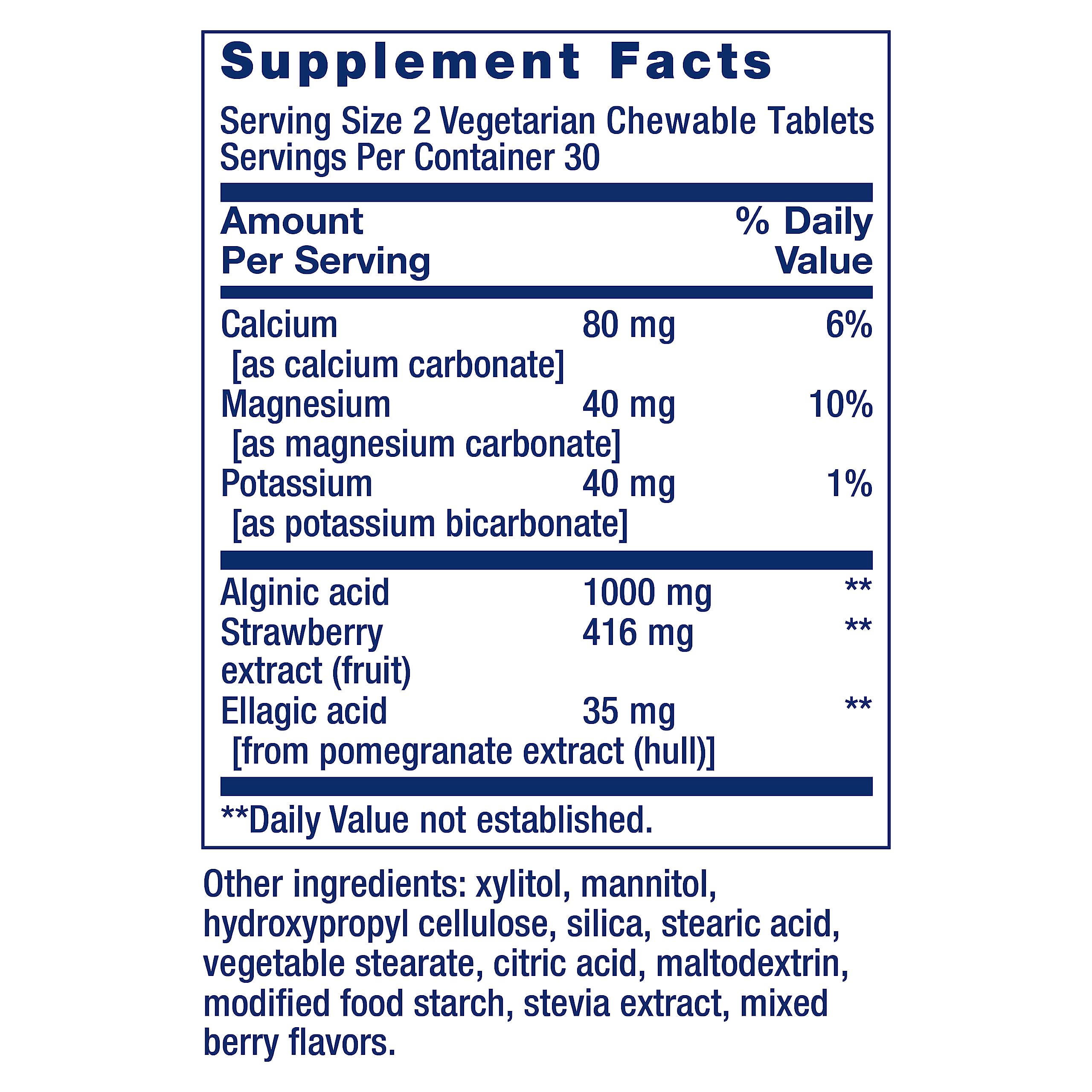 Life Extension Esophageal Guardian, alginic Acid, Potassium Bicarbonate, get Long-Lasting Relief from gastric Distress, Vegetarian, Non-GMO