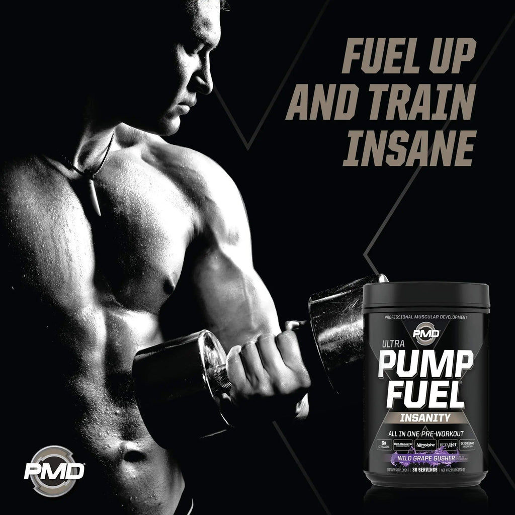 PMD Sports Ultra Pump Fuel Insanity - Pre Workout - Grape Gusher (30 Servings) PMD Au supplements