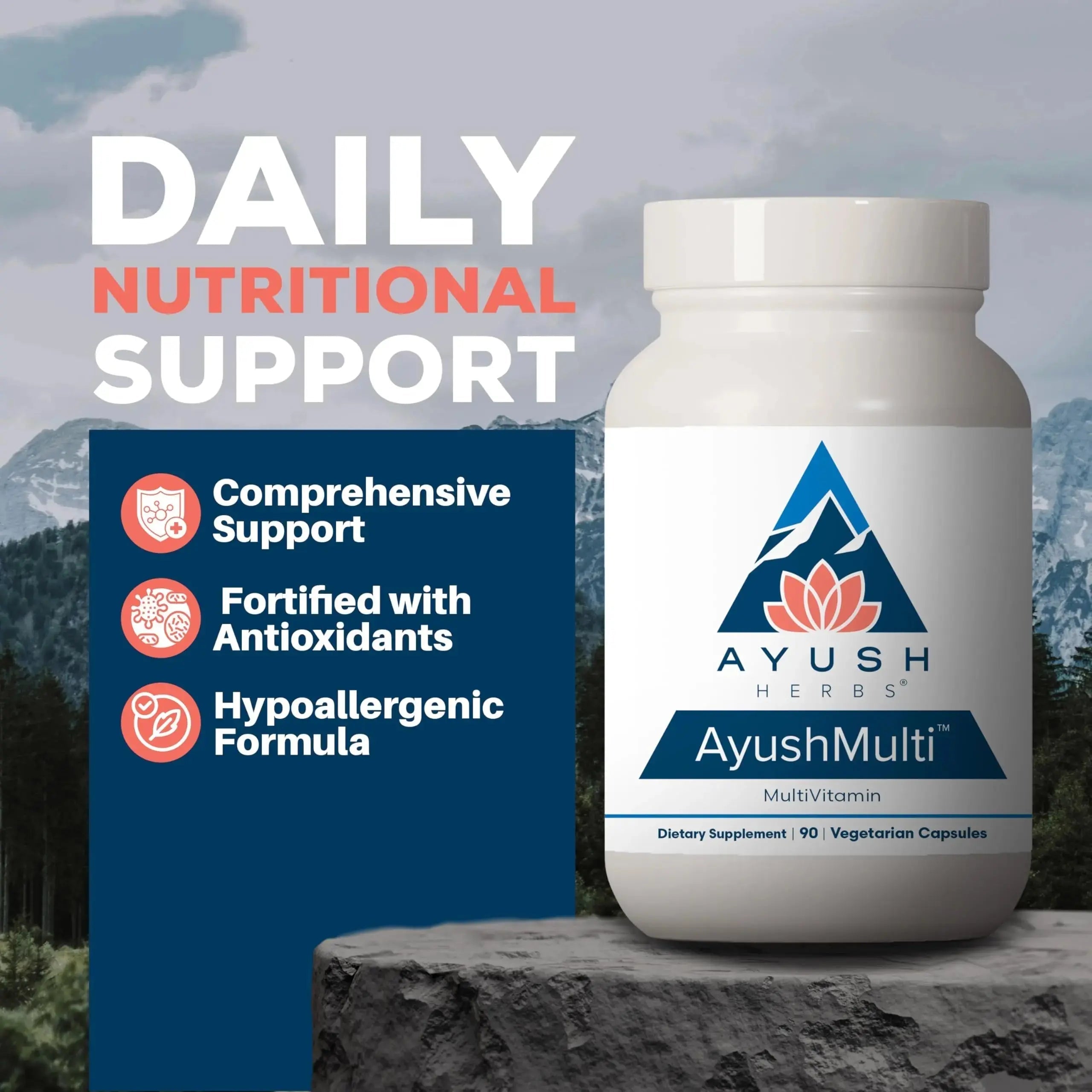 Ayush Herbs Ayush Multi - Multi Vitamin Capsules, Multivitamin with Iodine & Zinc for Men & Women Ayush Herbs Au supplements