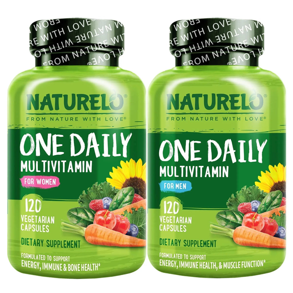 NATURELO One Daily Multivitamin for Men, 120 Vegetarian Capsules One Daily Multivitamin for Women NATURELO Au supplements