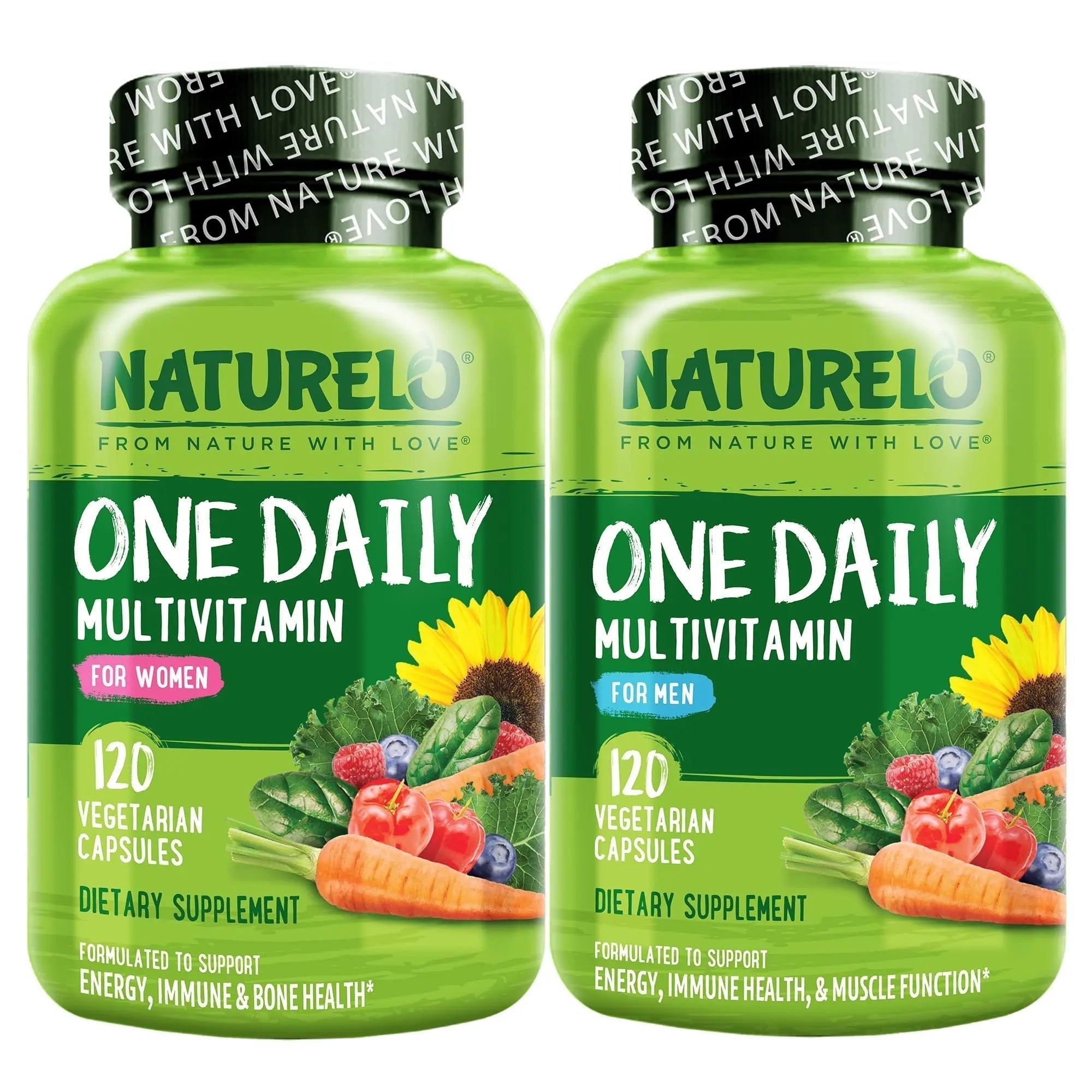NATURELO One Daily Multivitamin for Men, 120 Vegetarian Capsules One Daily Multivitamin for Women NATURELO Au supplements