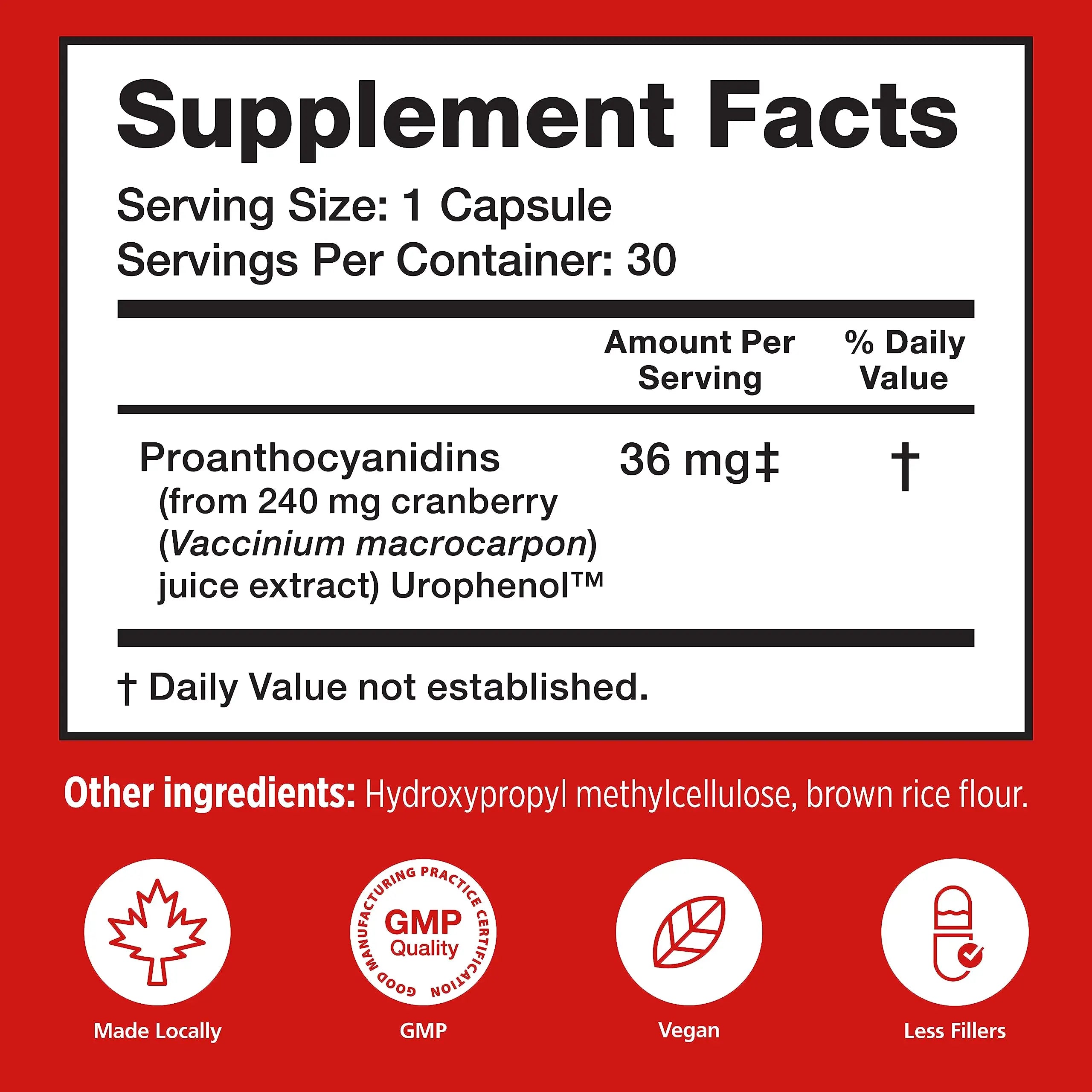 20% Bundle Utiva Cranberry PACs 30 Vegi Capsules Cranberry Supplement for Urinary Tract Health for Women and Men + Utiva D-Mannose 500mg 120 Capsules Naturally Flush The Bladder and Urinary Tract Szio+ Au supplements